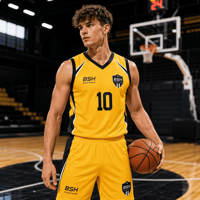 basketball yellow banner